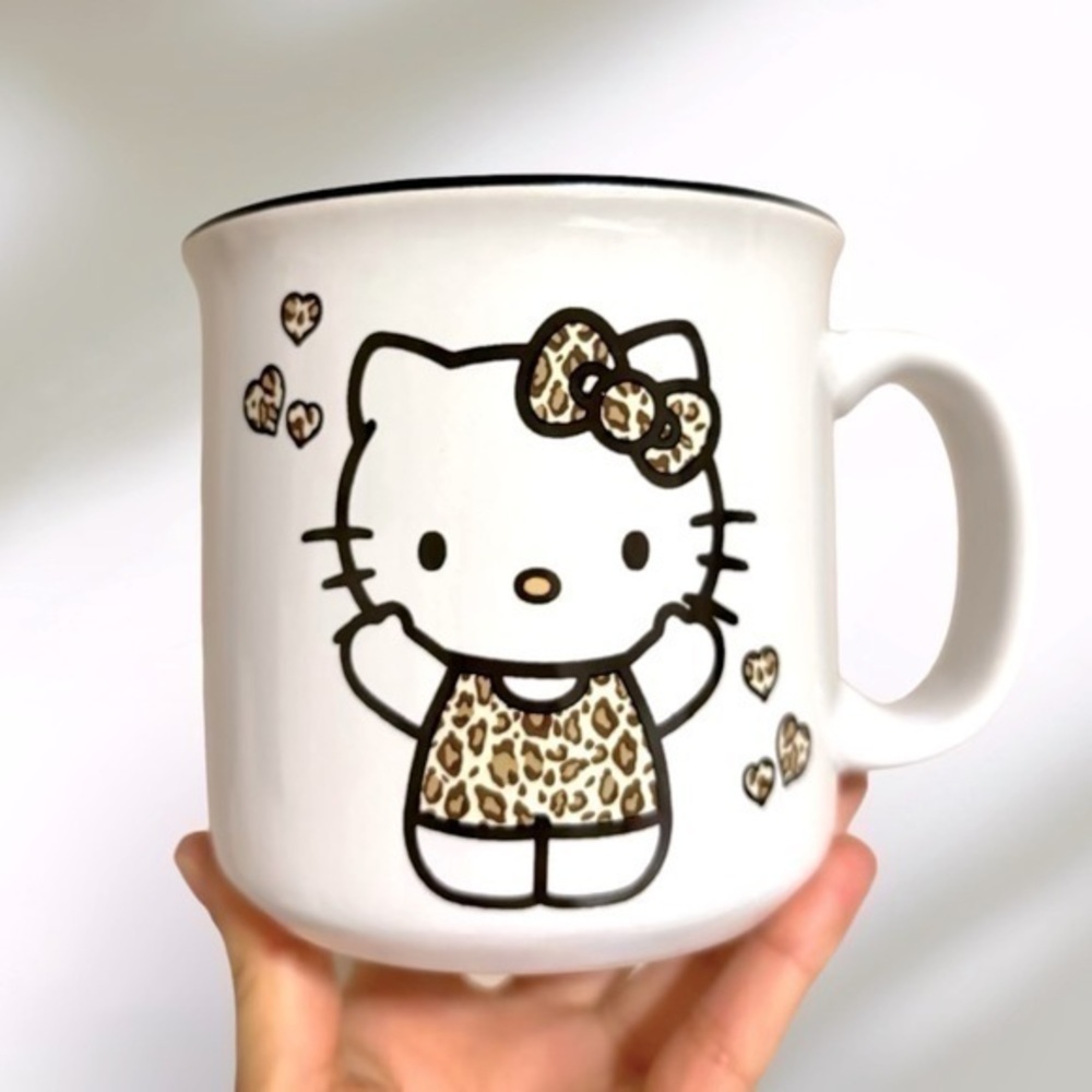 Hello Kitty : Leopard Print Ceramic Mug | NWT ✨🤍